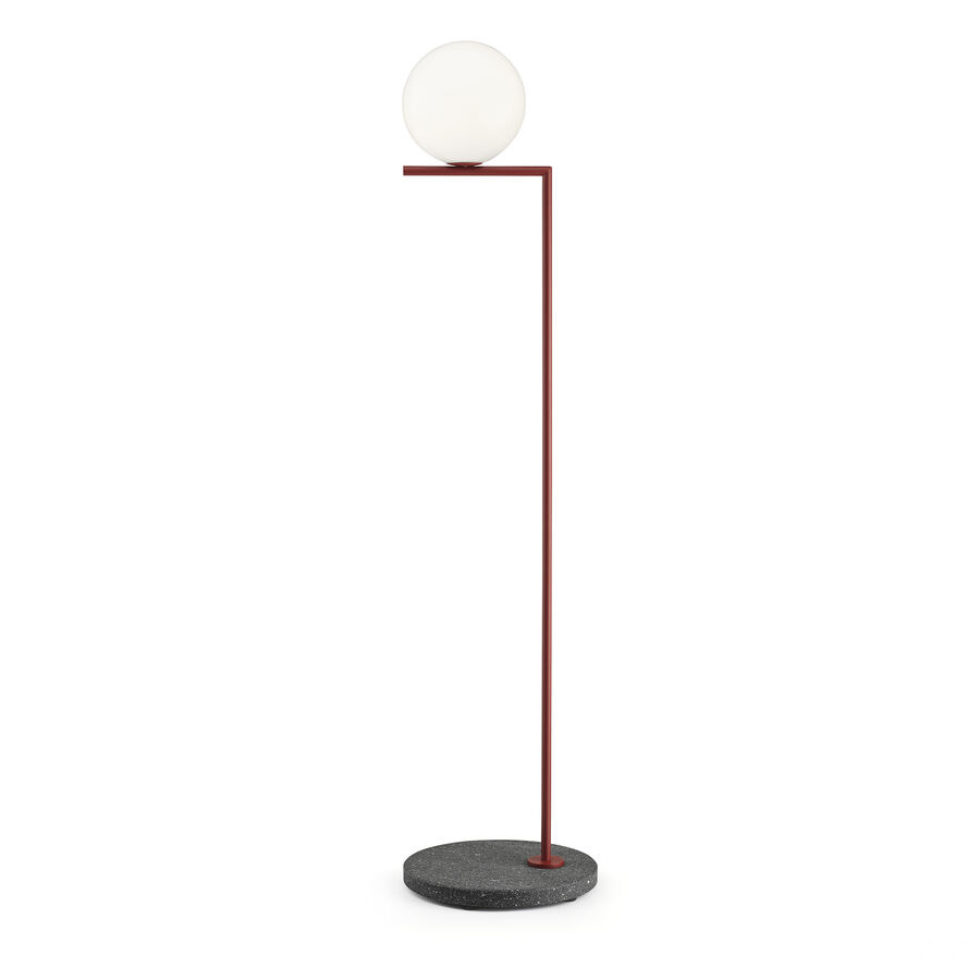 Итальянский светильник IC F1 Outdoor H 1350 mm Burgundy Red/Black Lava