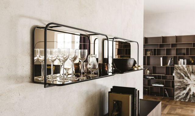 Итальянские настенные полки TRESOR от Cattelan Italia