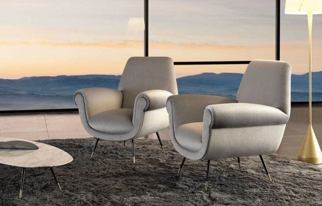 Итальянское кресло Albert от Minotti
