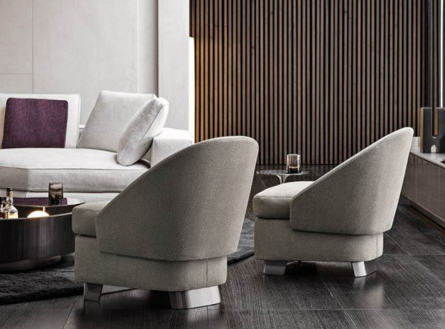 Итальянское кресло Lawson LOUNGE от Minotti