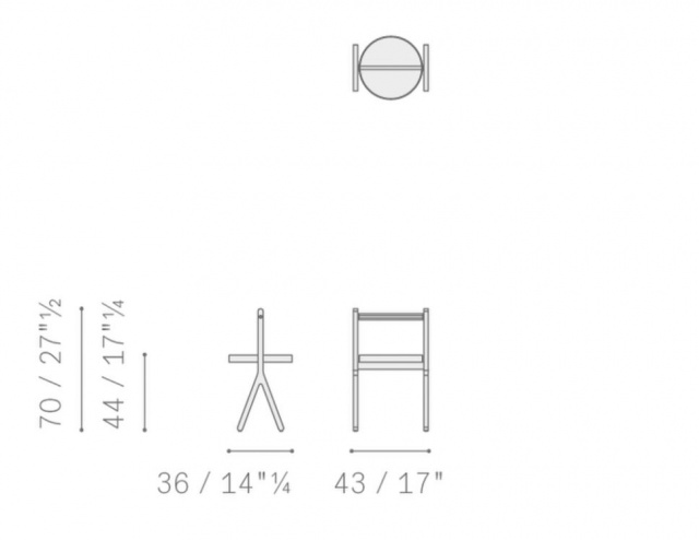 Итальянский журнальный столик Ren Side table