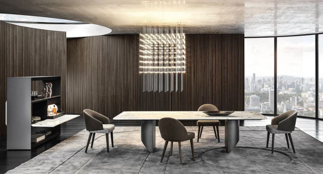 Итальянский стол Wedge "Dining" от MInotti