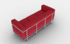 Итальянский диван Cassina - 2 Fauteuil Grand Confort, petit modèle, trois places