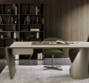 Итальянский письменный стол Eforma - ONDA DESK_ceramic top Итальянский письменный стол Eforma - ONDA DESK_ceramic top