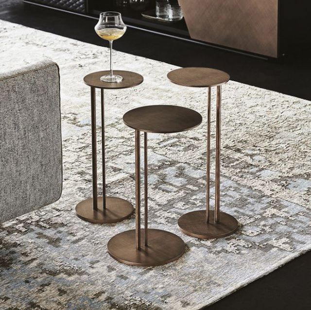 Итальянский журнальный столик STING Brushed от Cattelan Italia
