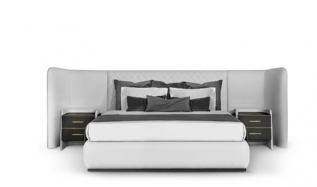 Итальянская кровать CHARLA XL BED от LUXXU