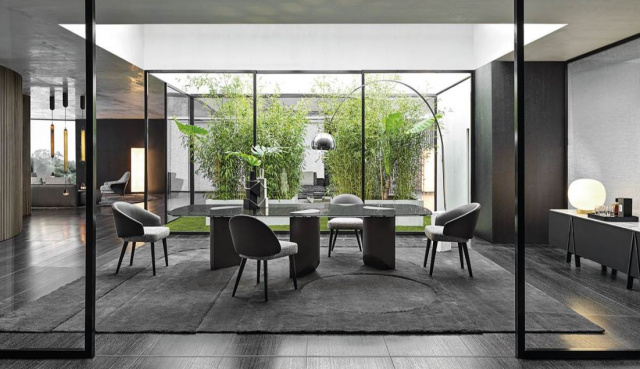 Итальянский стол Wedge "Dining" от MInotti