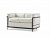Итальянский диван Cassina -  2 Fauteuil Grand Confort, petit modèle, deux places