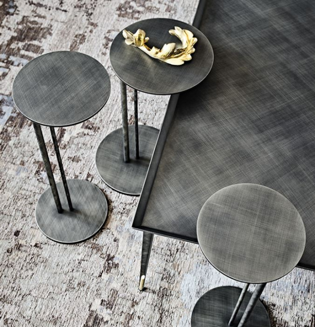 Итальянский журнальный столик STING Brushed от Cattelan Italia