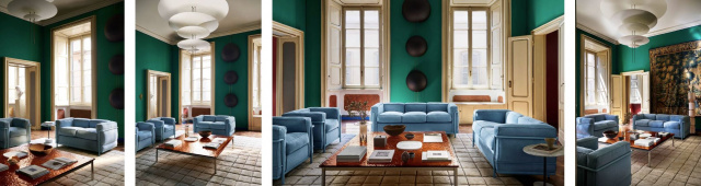 Итальянский диван Cassina - 2 FAUTEUIL GRAND CONFORT, PETIT MODÈLE, DEUX PLACES, DURABLE