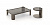 Итальянский журнальный столик Skin small tables от Ditre Italia