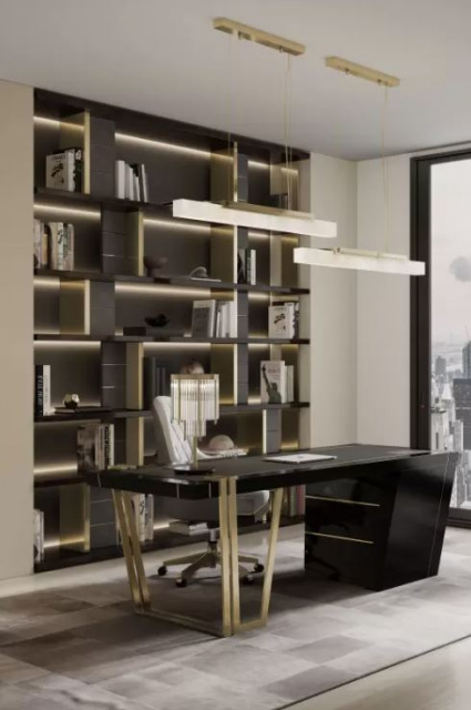 Итальянский шкаф LLOYD BOOKCASE от  LUXXU
