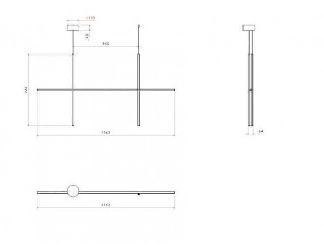 Итальянский светильник от Flos - Coordinates Suspension 2