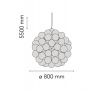 Итальянский светильник от Flos - Taraxacum 88 Suspension 1